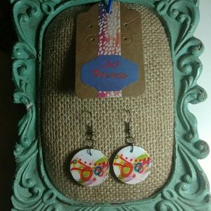 Graphic Print Earrings